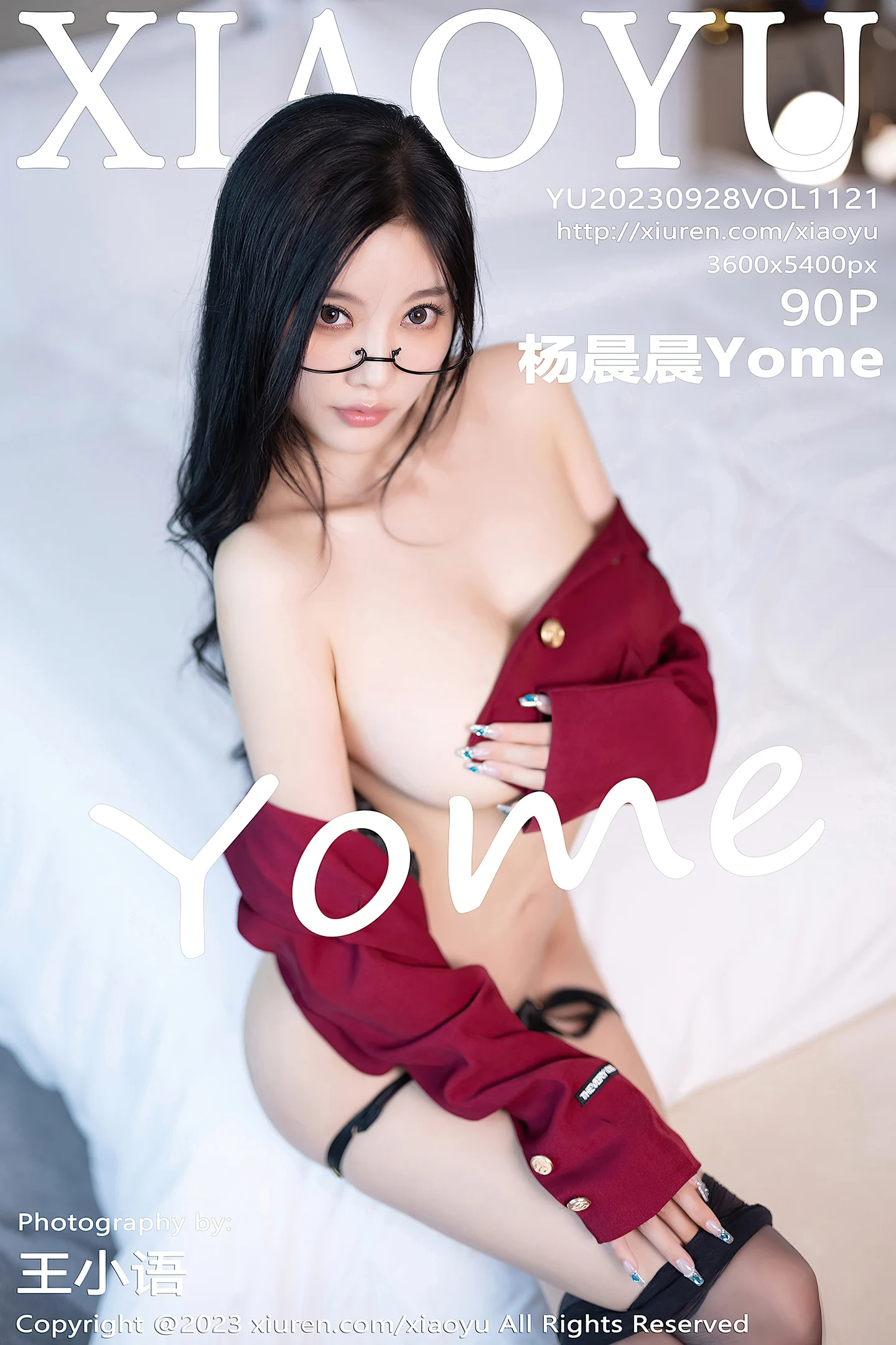 [XiaoYu画语界]Vol.1121_女神杨晨晨Yome性感白T配灰色短裙露蕾丝内衣惹火诱惑写真90P-秀人网 - XiuRen.Space